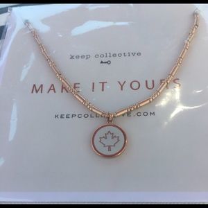 KEEP Collective Jewelry - Keep Collective Pulley Bracelet with Maple Leaf KEEP Collective Jewelry - Keep Collective Pulley Bracelet with Maple Leaf